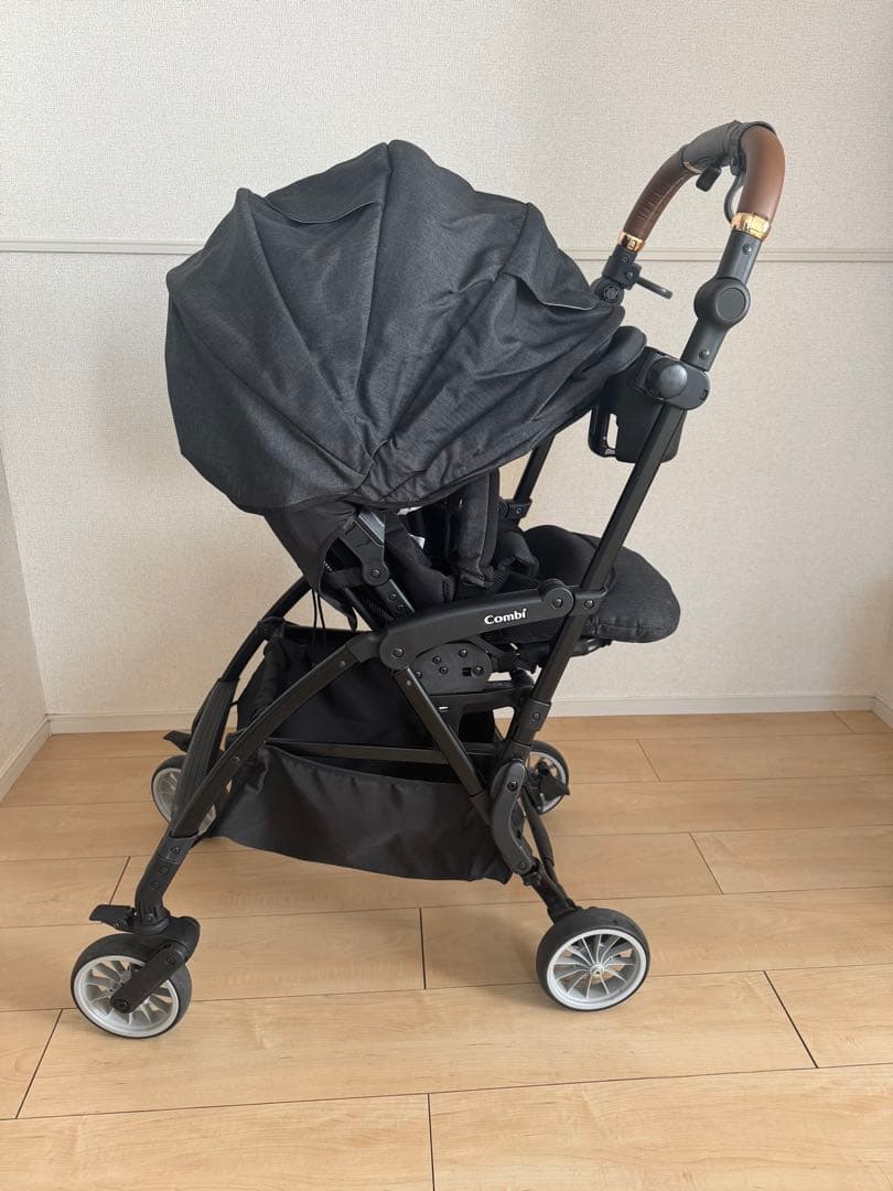 Combi (コンビ)スゴカル エッグショック ベビーカー グレー　(両面)