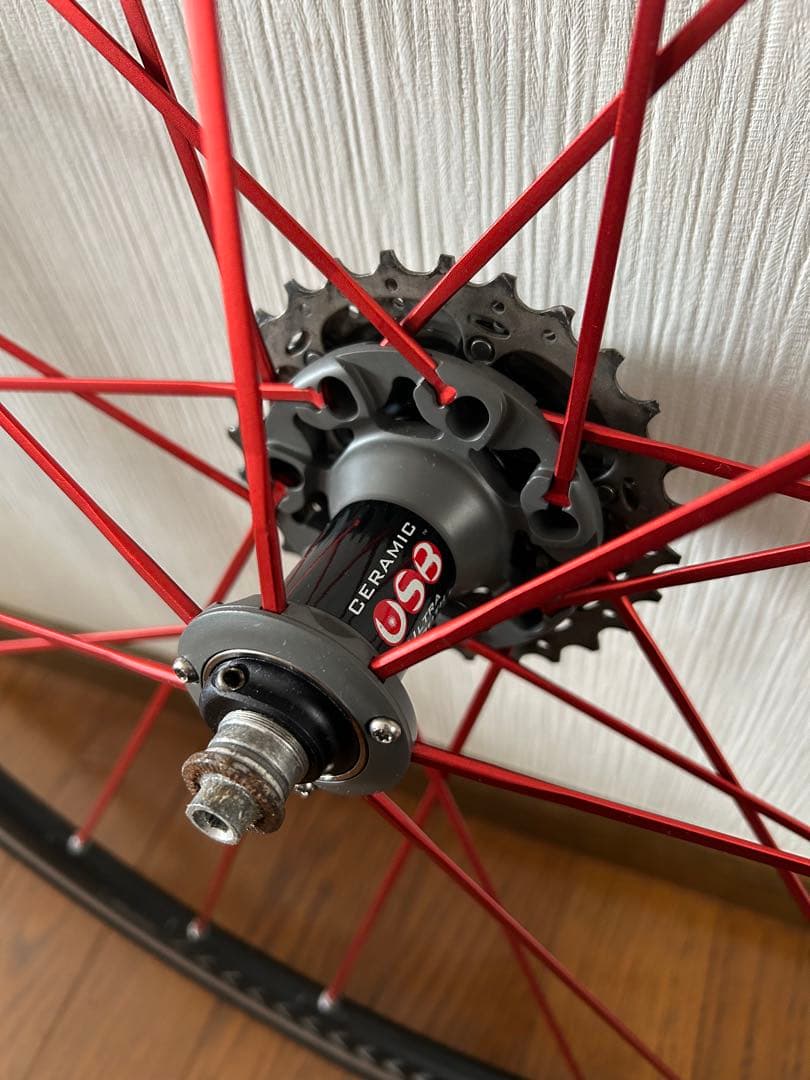 フルクラム　レーシングゼロ　限定レッドスポーク C15 ※徐々に値下げ中！！