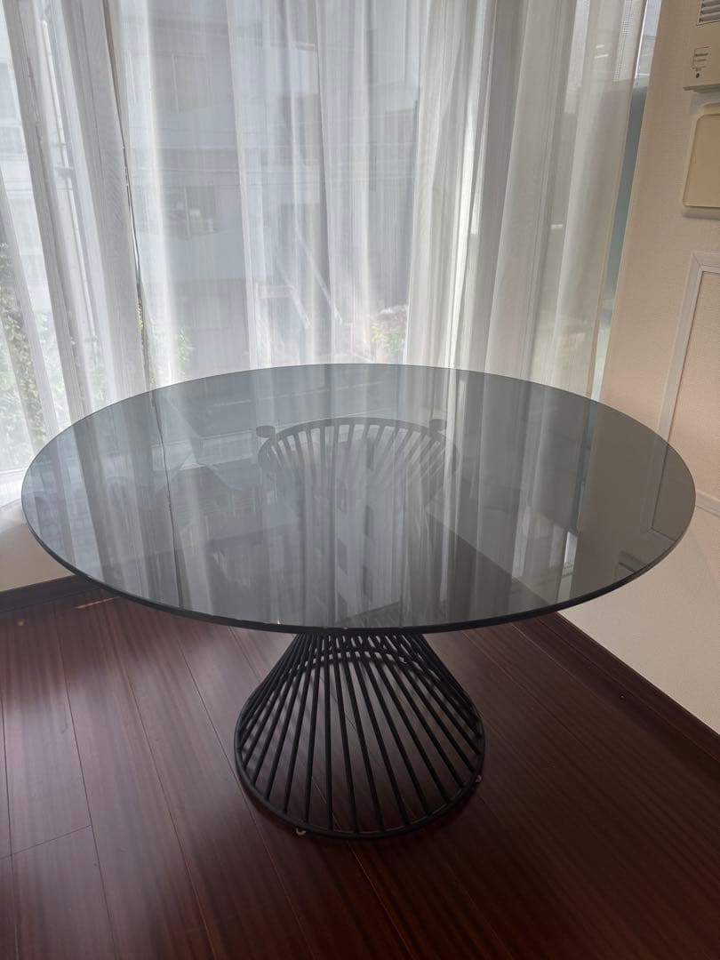 【Carlligaris/カリガリス】 VORTEX ガラスダイニングテーブル