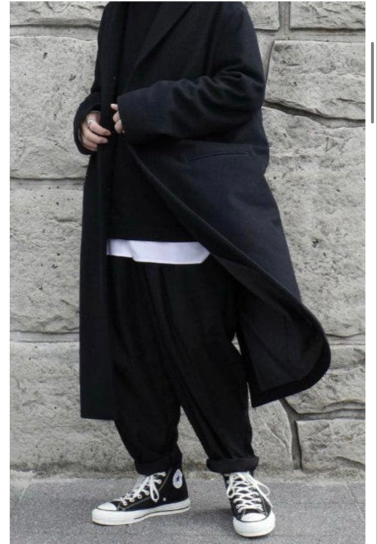 Super 140's Jackal チェスターコート まとめMB 黒ブラック