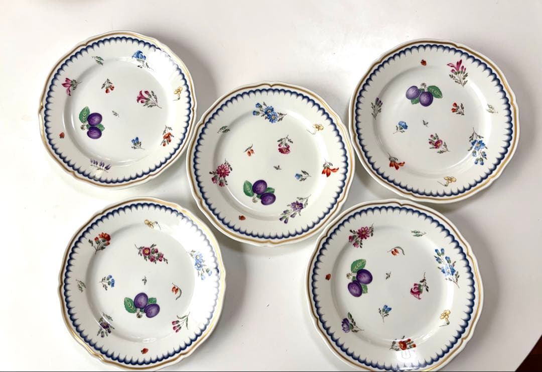 5枚セット！リチャードジノリ　イタリアンフルーツ　プレート19cm 皿