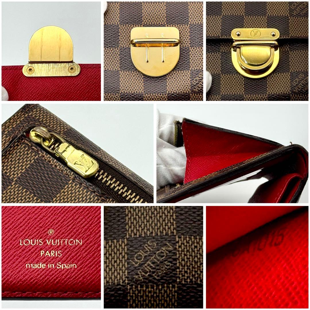 【超美品】 ルイヴィトン ダミエ ポルトフォイユ コアラ カード9枚 三つ折り