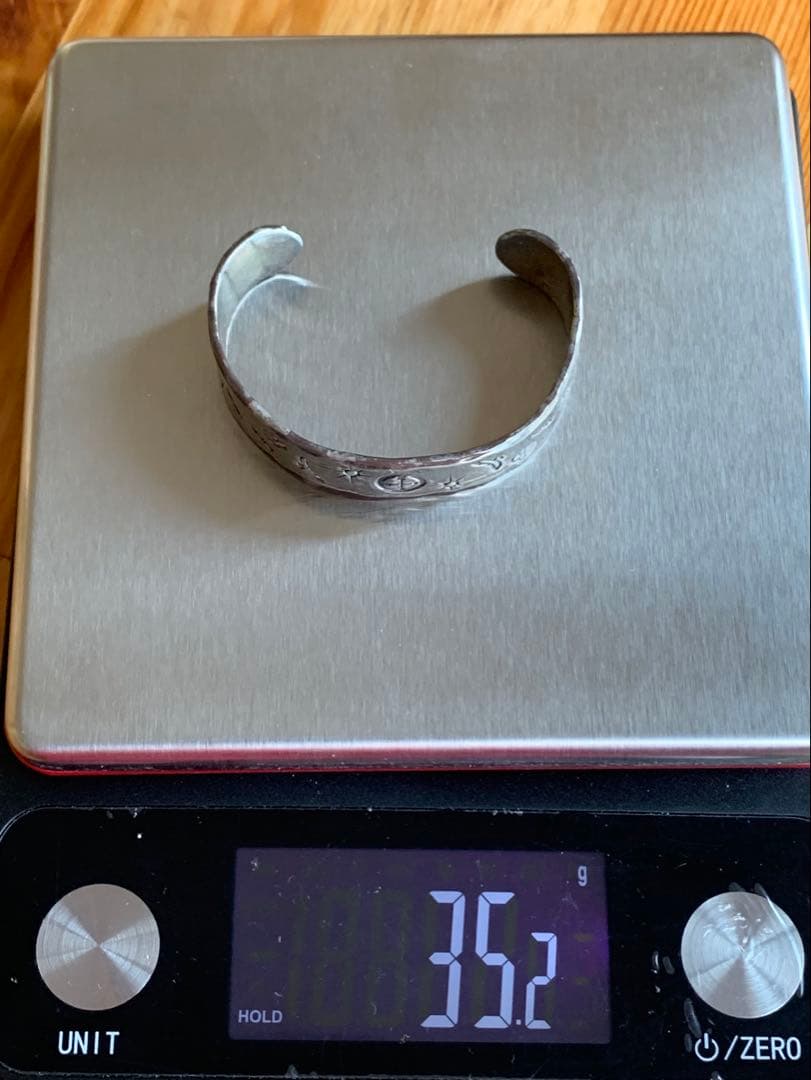 【超希少/初期】NAITIVE SPIRIT スタンプワーク　バングル【訳あり】