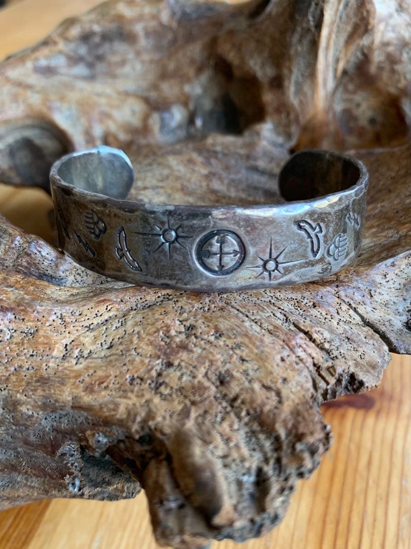 【超希少/初期】NAITIVE SPIRIT スタンプワーク　バングル【訳あり】