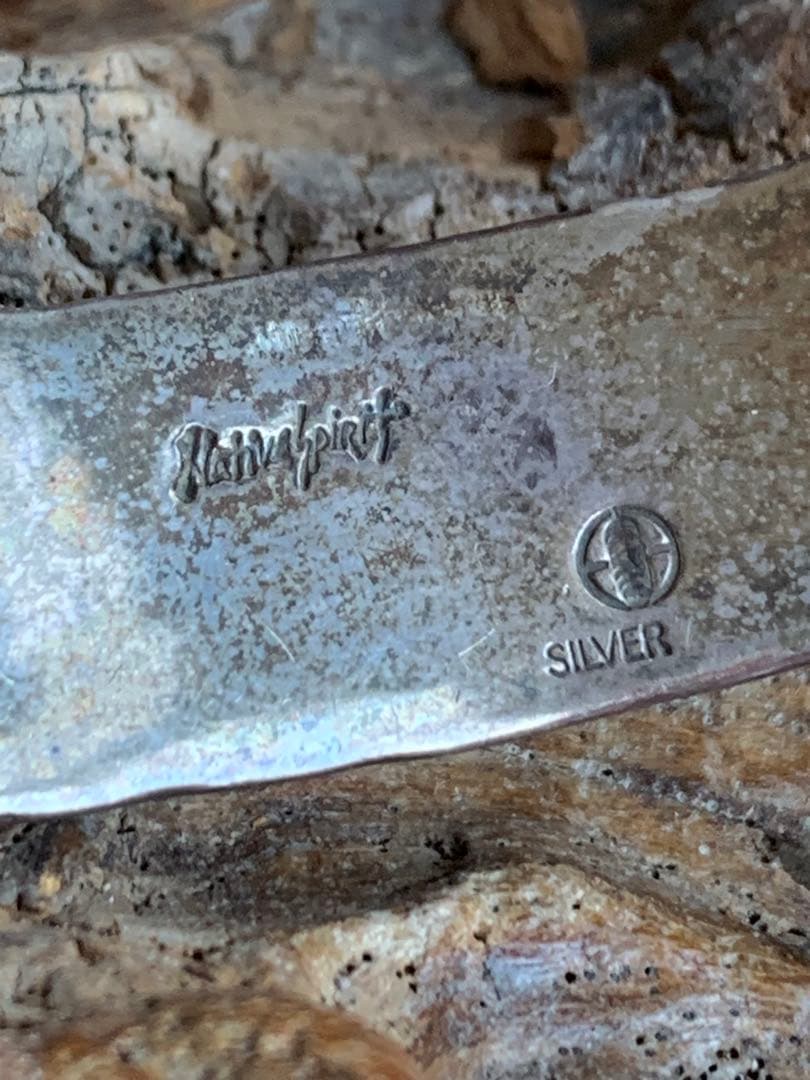 【超希少/初期】NAITIVE SPIRIT スタンプワーク　バングル【訳あり】