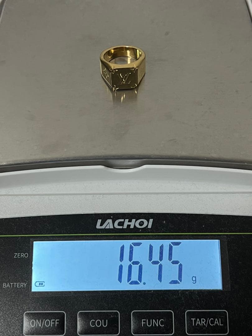 ルイヴィトン モノグラム シグネットリング Lサイズ 21号 M80191