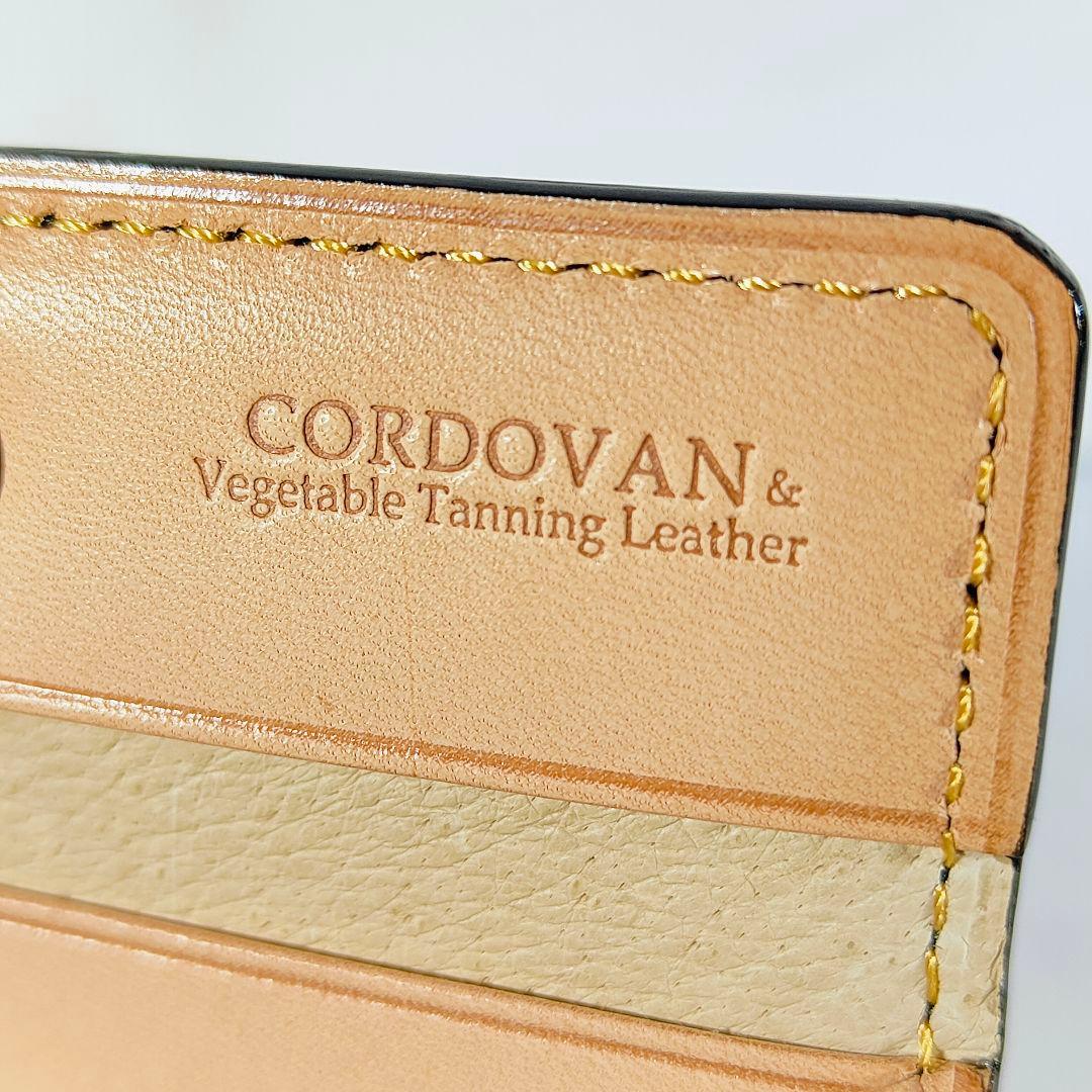 【新品未使用極艶品】【ブラックコードバン】CYPRIS　高級黒艶馬革ケース