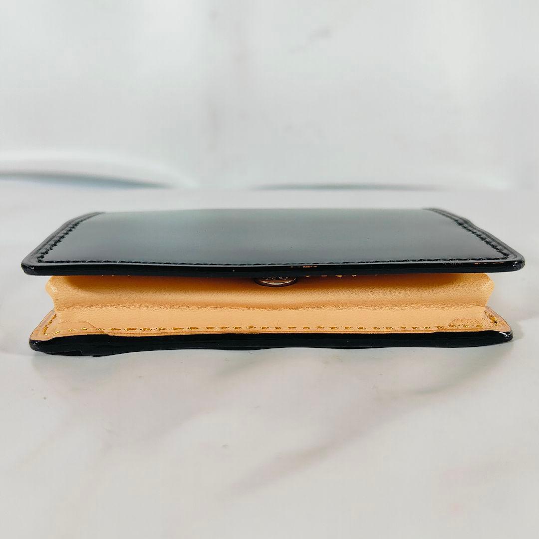 【新品未使用極艶品】【ブラックコードバン】CYPRIS　高級黒艶馬革ケース