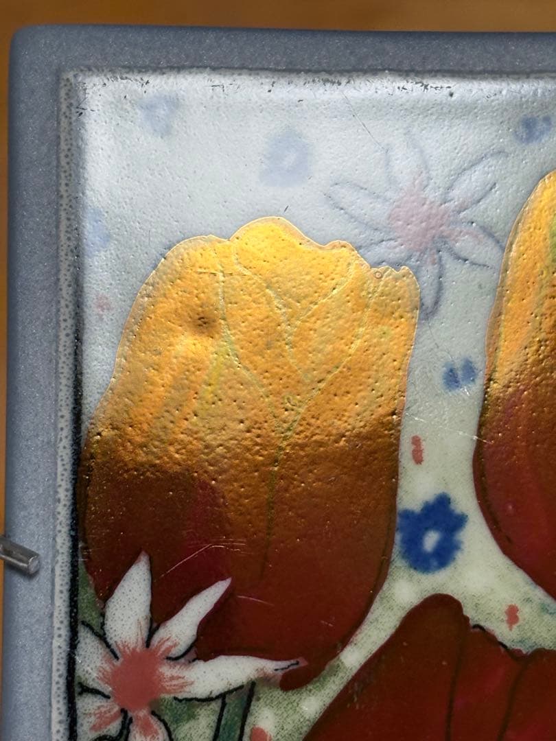 ARABIA ヘルヤ \"Täysin sydämin\" 陶板画