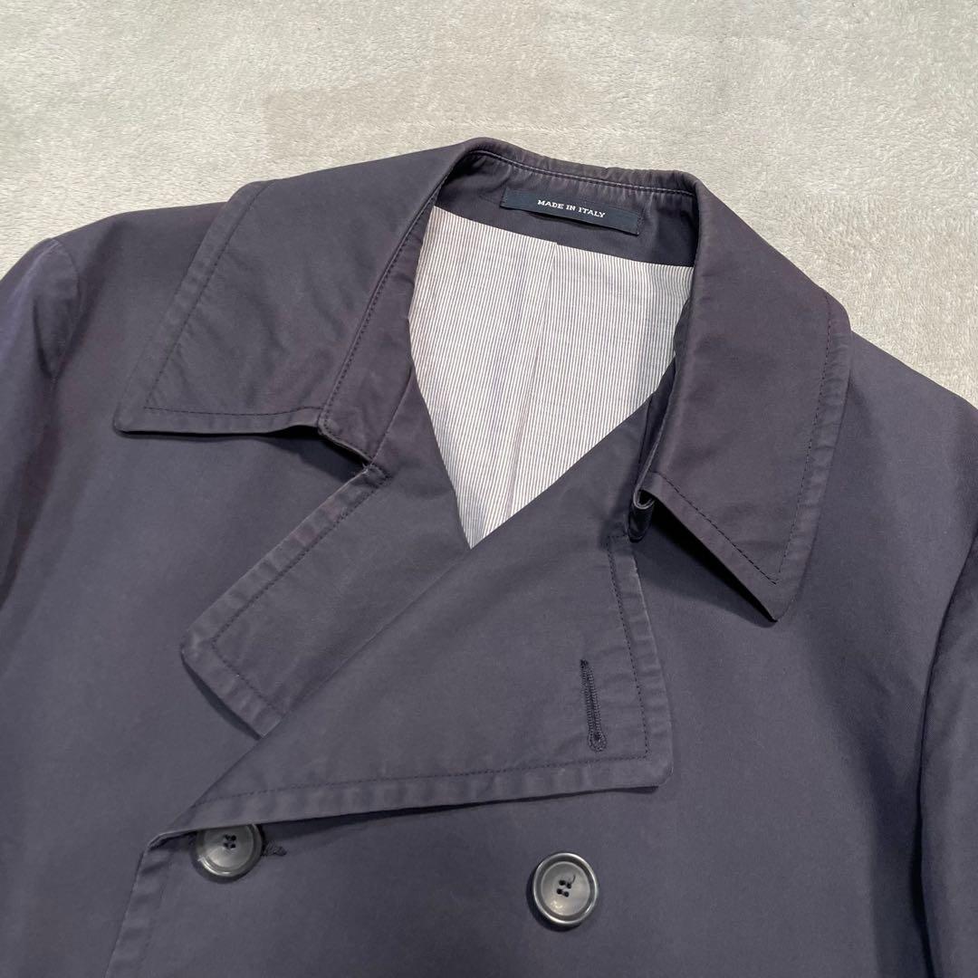 タリアトーレ ブリッラ CHARLIE ダブルブレストコート ネイビー 50