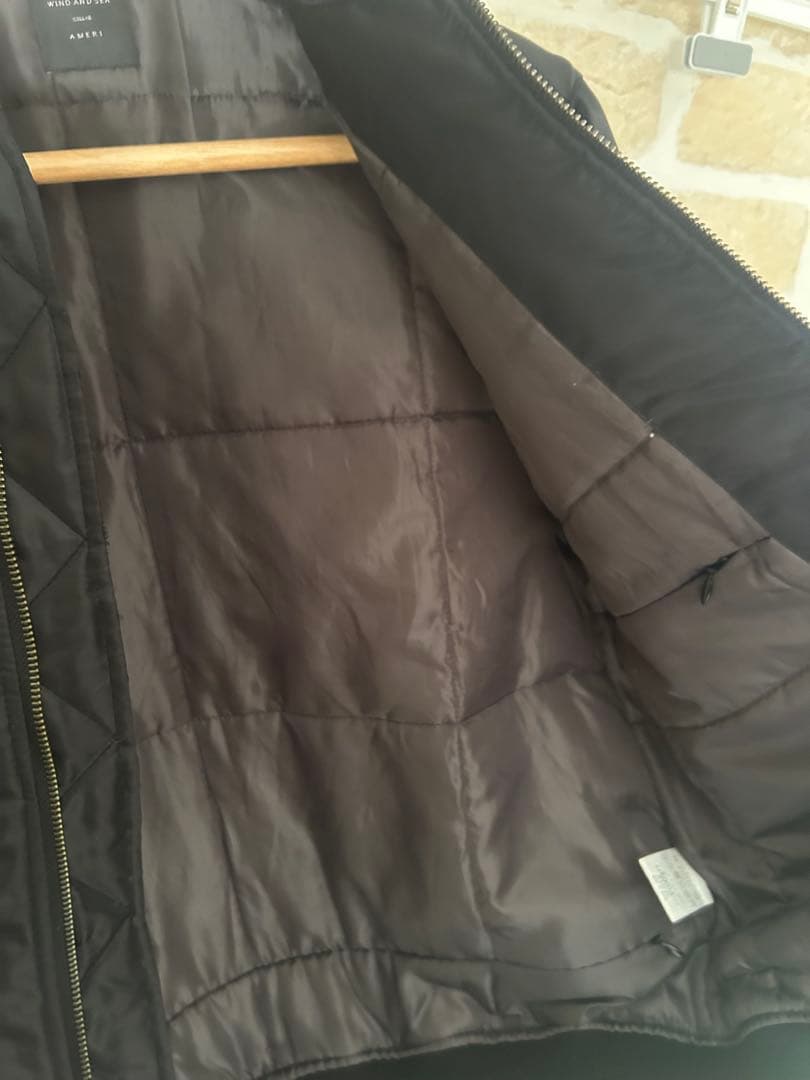 WIND AND SEA AMERI ブラック MA-1ジャケット