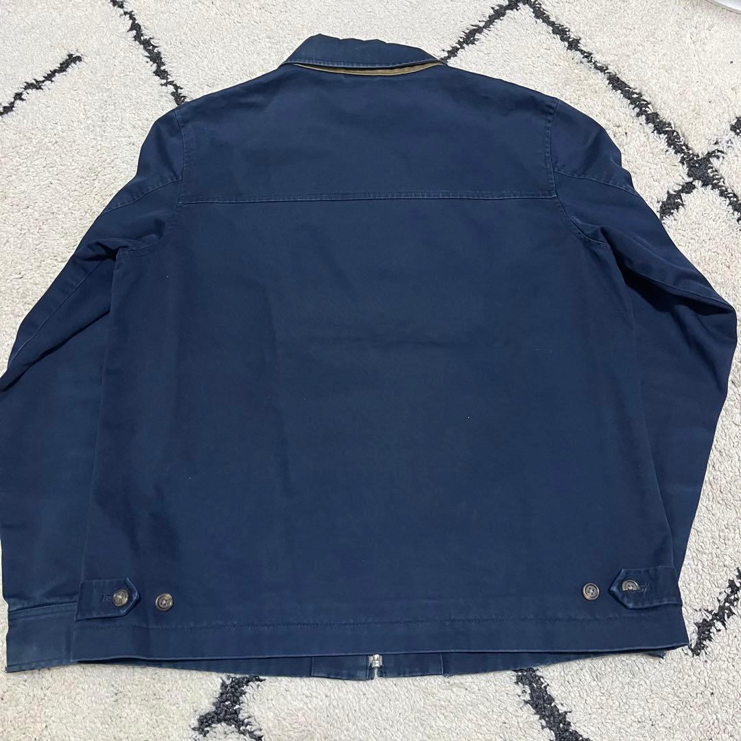 90s~00s EU規格 ラルフローレン スイングトップ 裏地チェック ネイビー