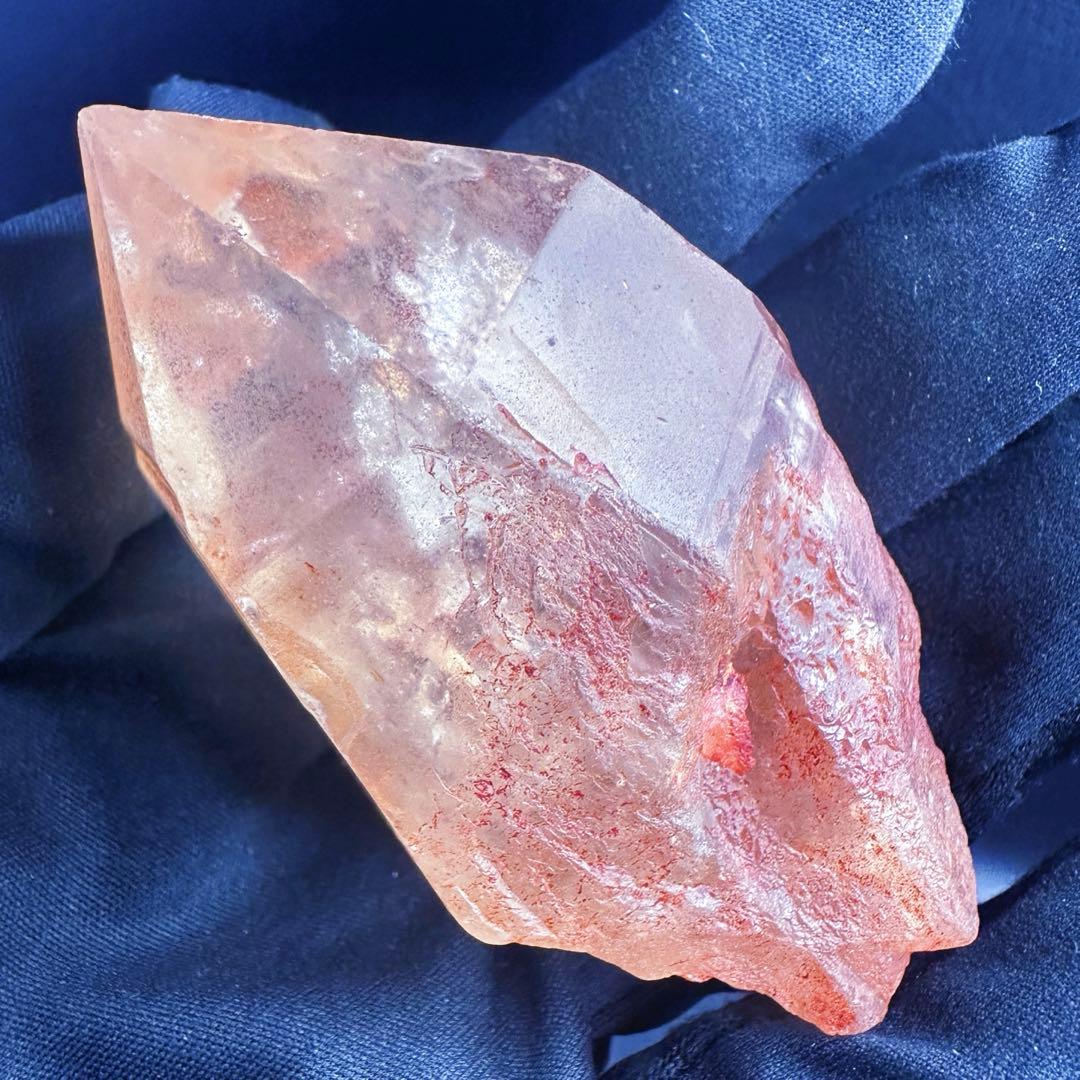 爆レア❗️超綺麗♡可愛い♡レインボー☆ピンクレムリアンシード原石ポイントA1377