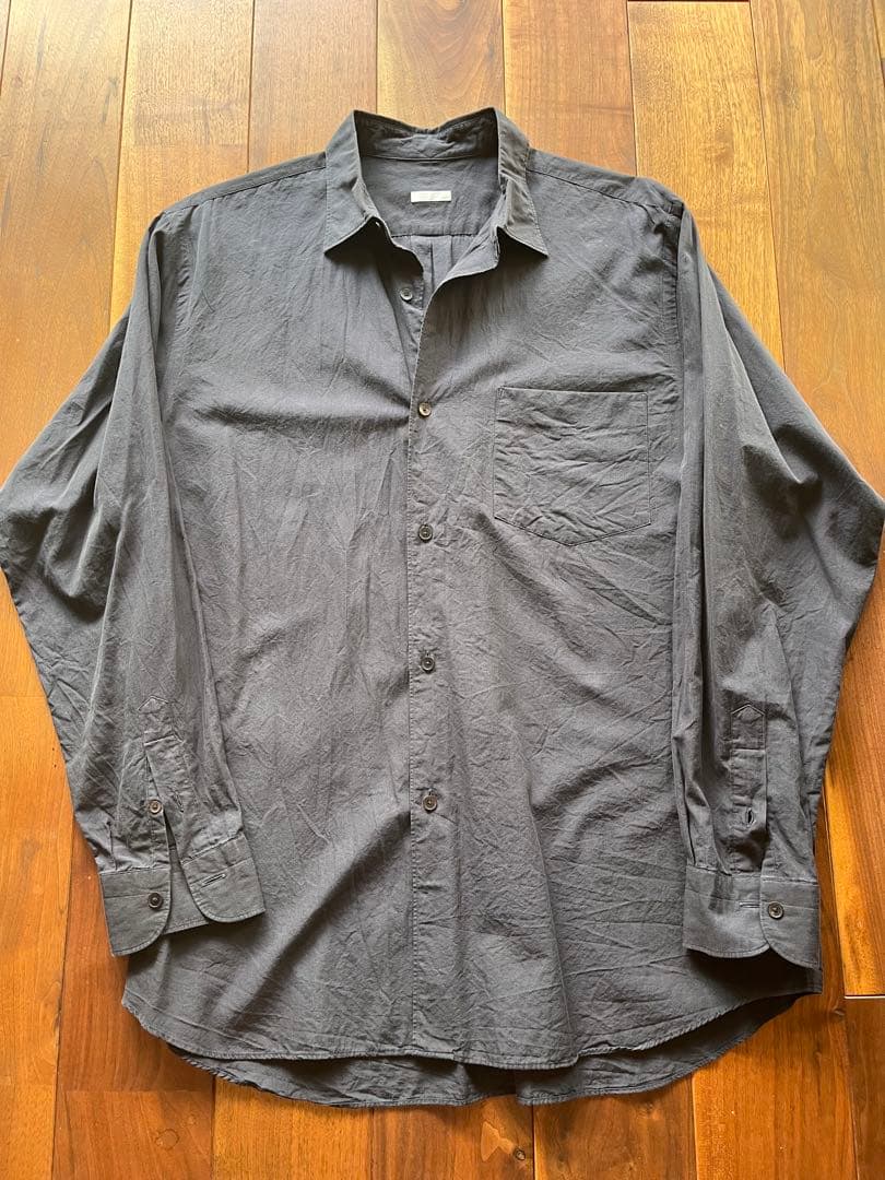 COMOLI 旧型 コモリシャツ ネイビー 3