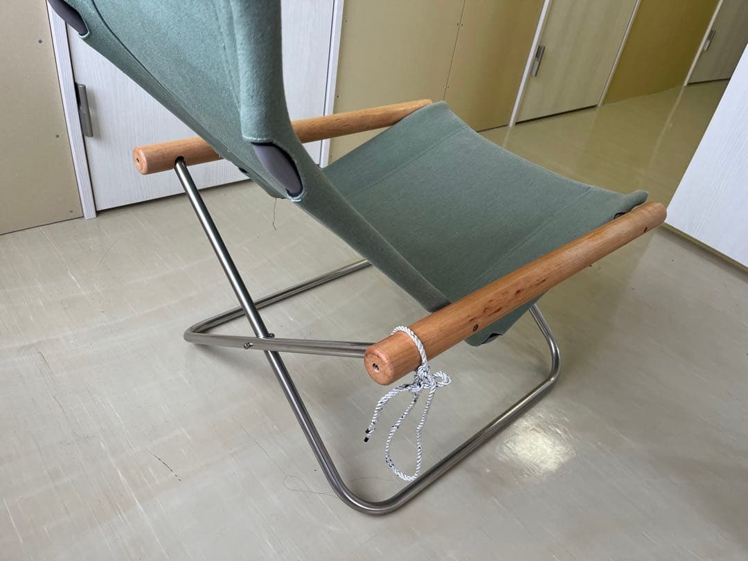 アウトドアチェア グリーン 折りたたみ式