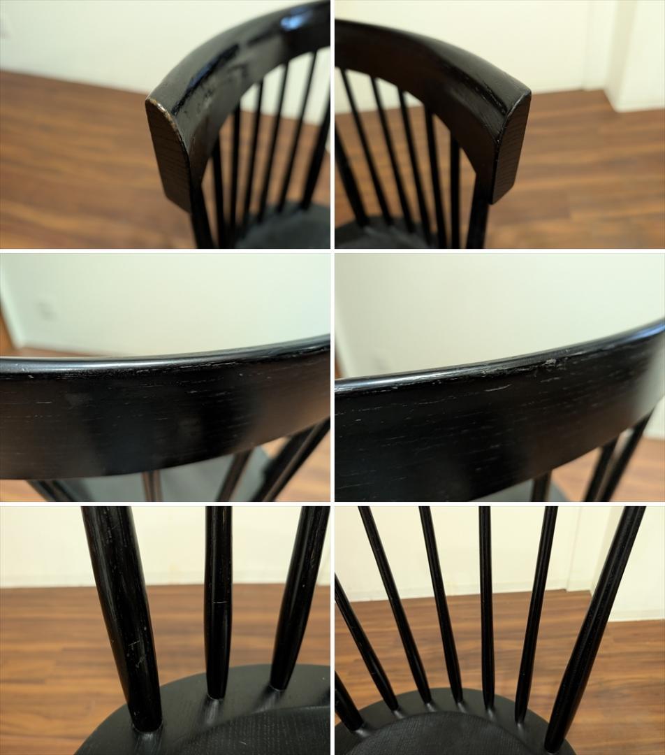 柏木工　オーク　ダイニングチェア　ウィンザーチェア　アームチェア　椅子　イス　D