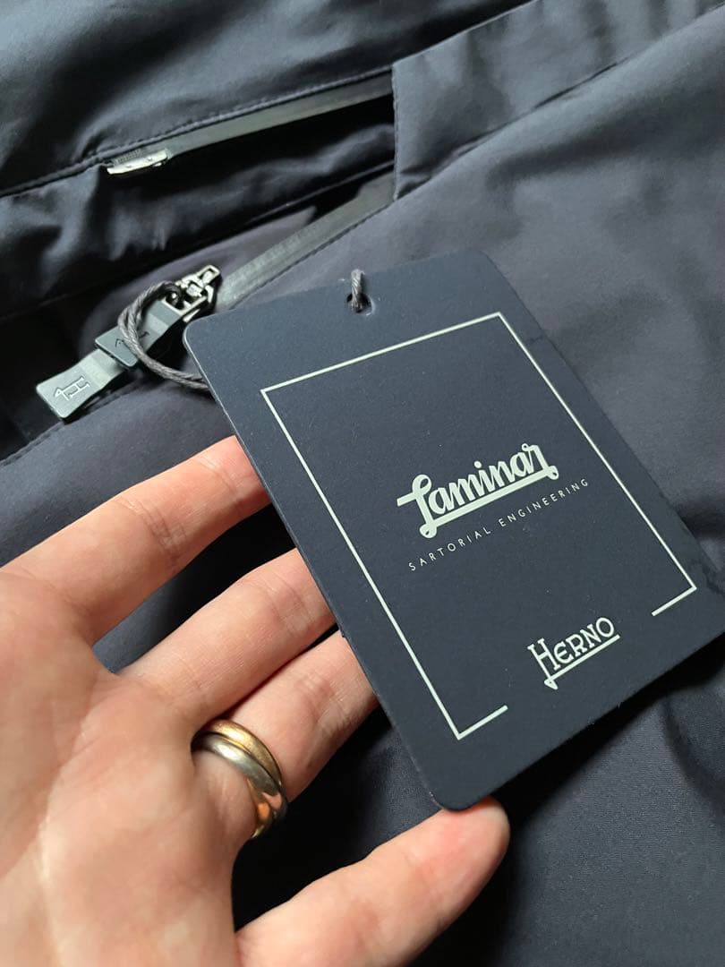 HERNO laminar GOATEX⭐️ダウンコート⭐️50⭐️スタンドカラー新品