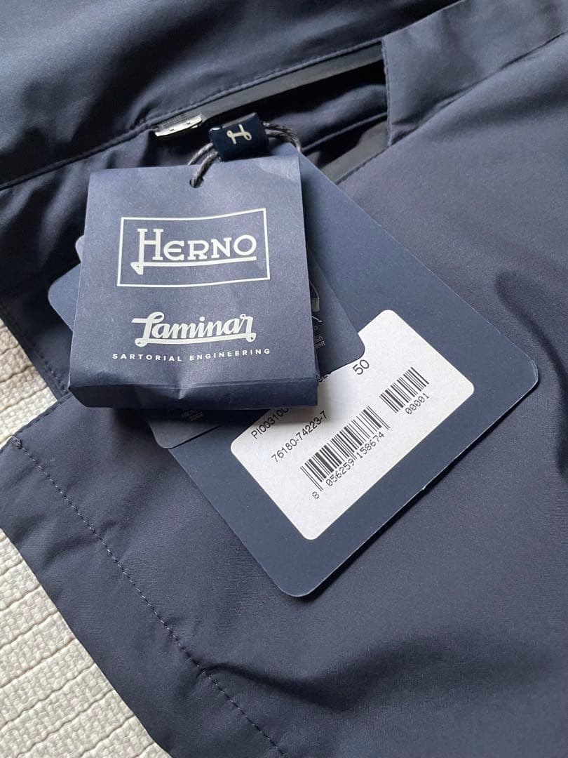 HERNO laminar GOATEX⭐️ダウンコート⭐️50⭐️スタンドカラー新品