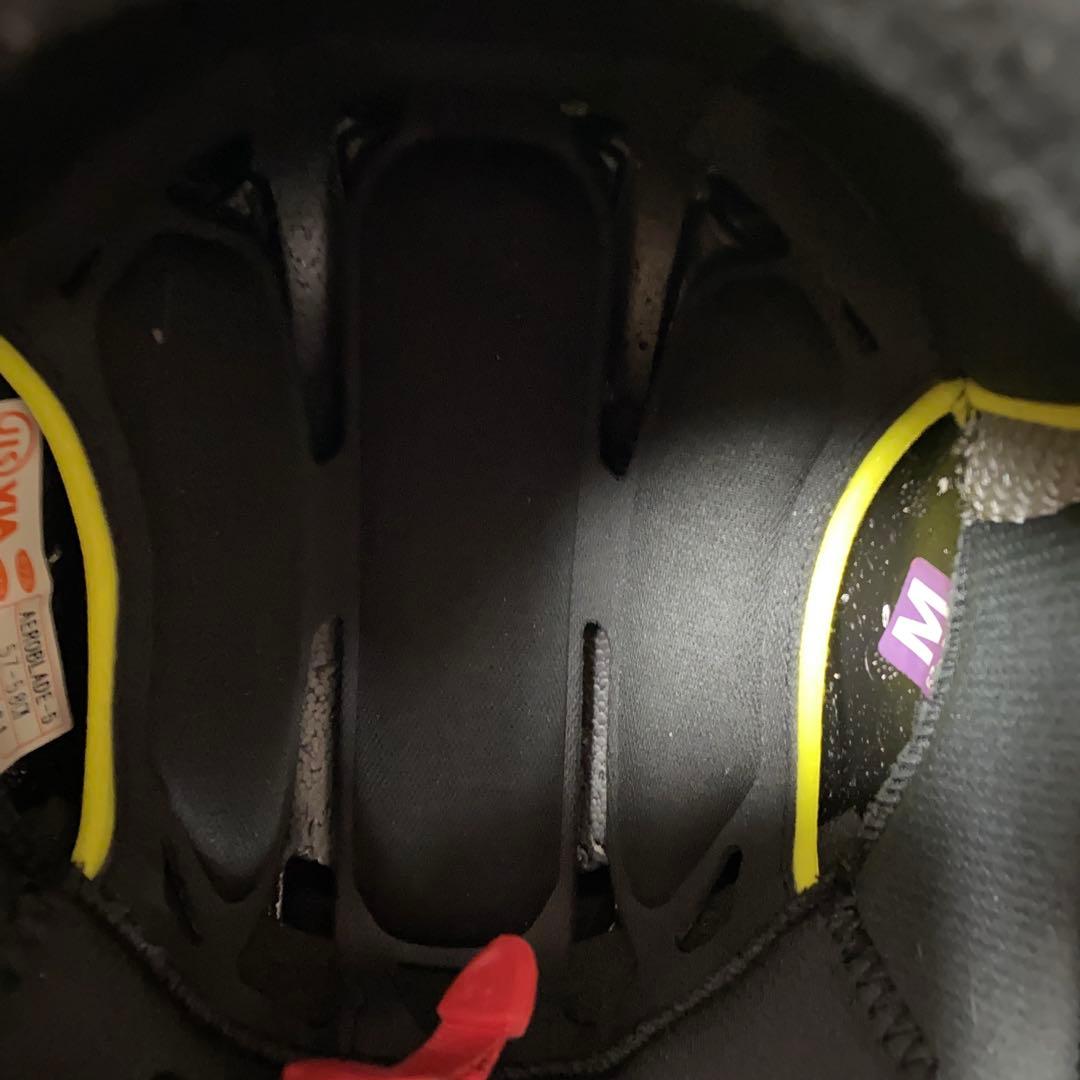 カブトエアロブレード5R カーボンヘルメット　Mサイズ　ミラーシールド2個付