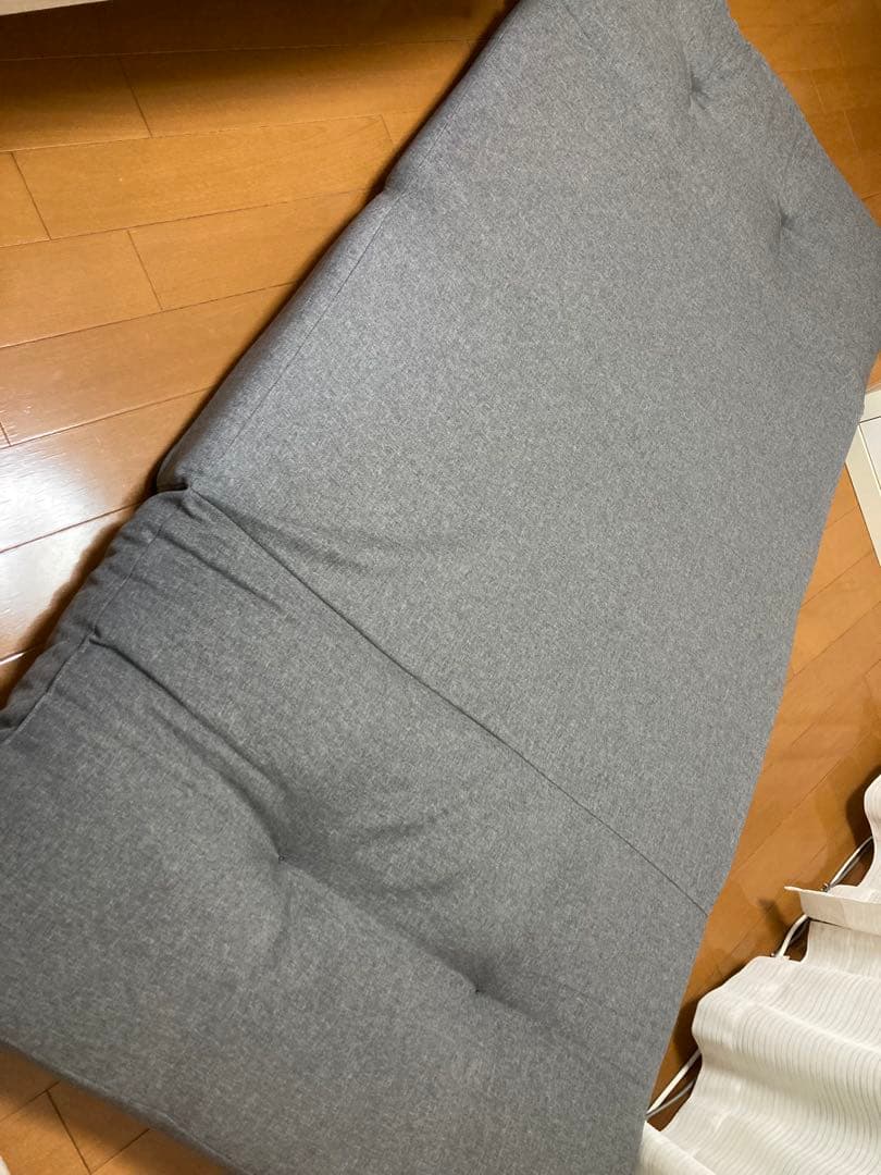 引き取り限定　横浜　リクライニングソファ ベッド　シングルサイズ　1人-2人