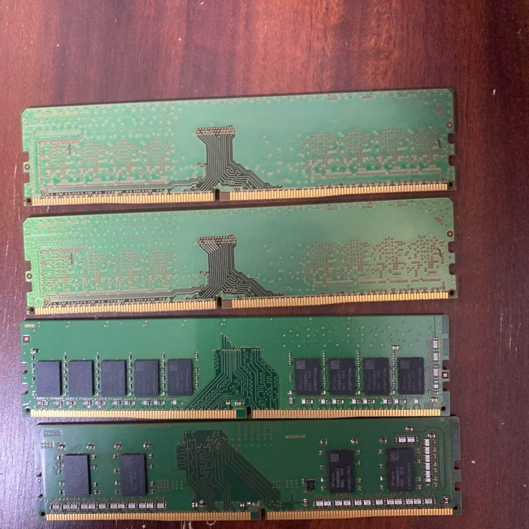 DDR4 2666MHz メモリ 4枚セット 計28GB