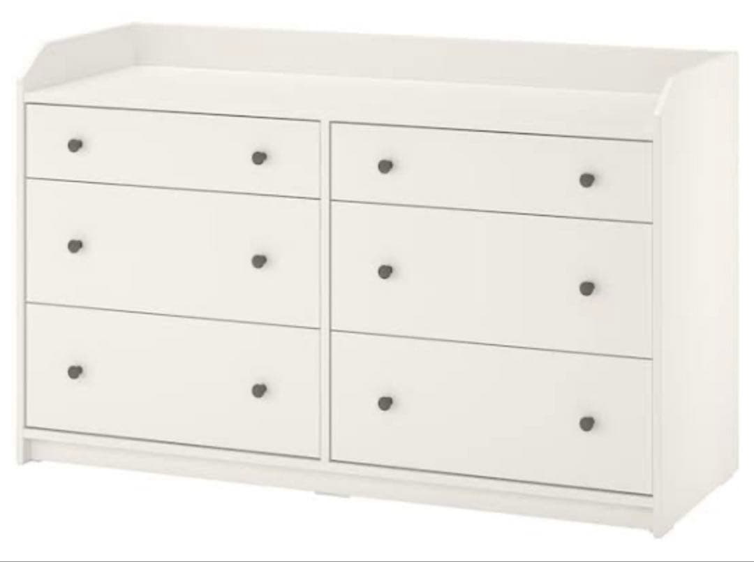 値下げ/7月1日処分予定: IKEA HAUGA チェスト　ホワイト