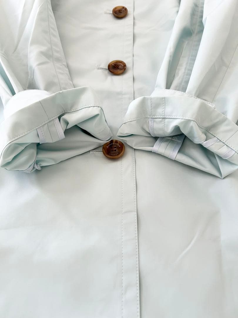 Aquascutum アクアスキュータム SORELAタフタ ステンカラーコート