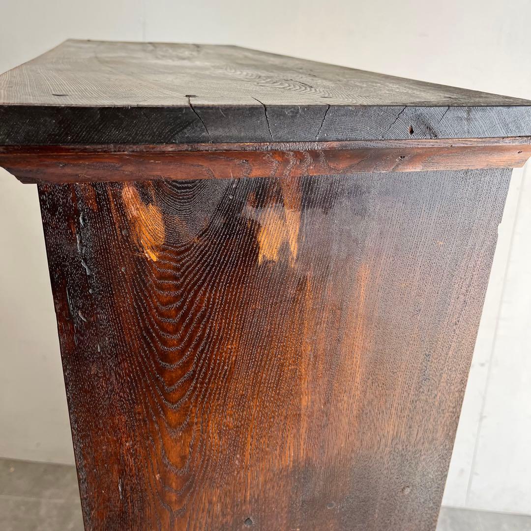 アンティーク ガラス 戸棚 チェスト キャビネット 飾り棚 昭和レトロ z477