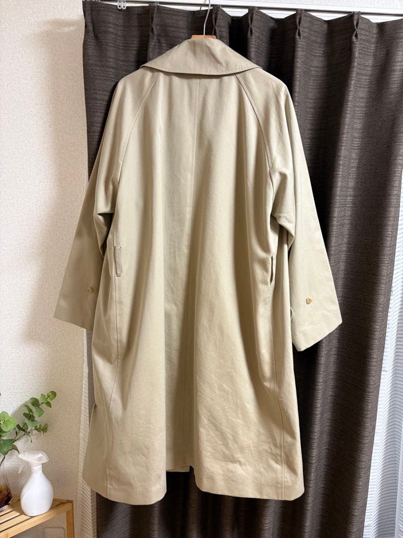 22aw comoli タイロッケンコート カシミヤライナー ベージュ サイズ2