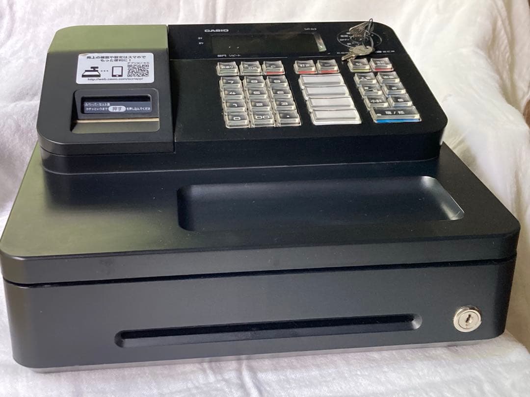 CASIO レジスター　SR-G3 ブラック
