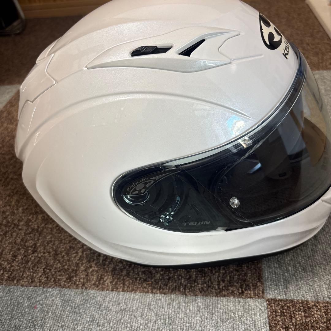 Kabuto カムイ3 ホワイト フルフェイスヘルメット 「サイズL」