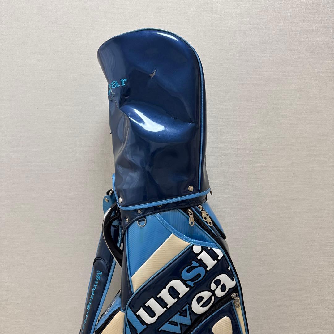 Munsingwear ゴルフキャディバッグ ネイビー