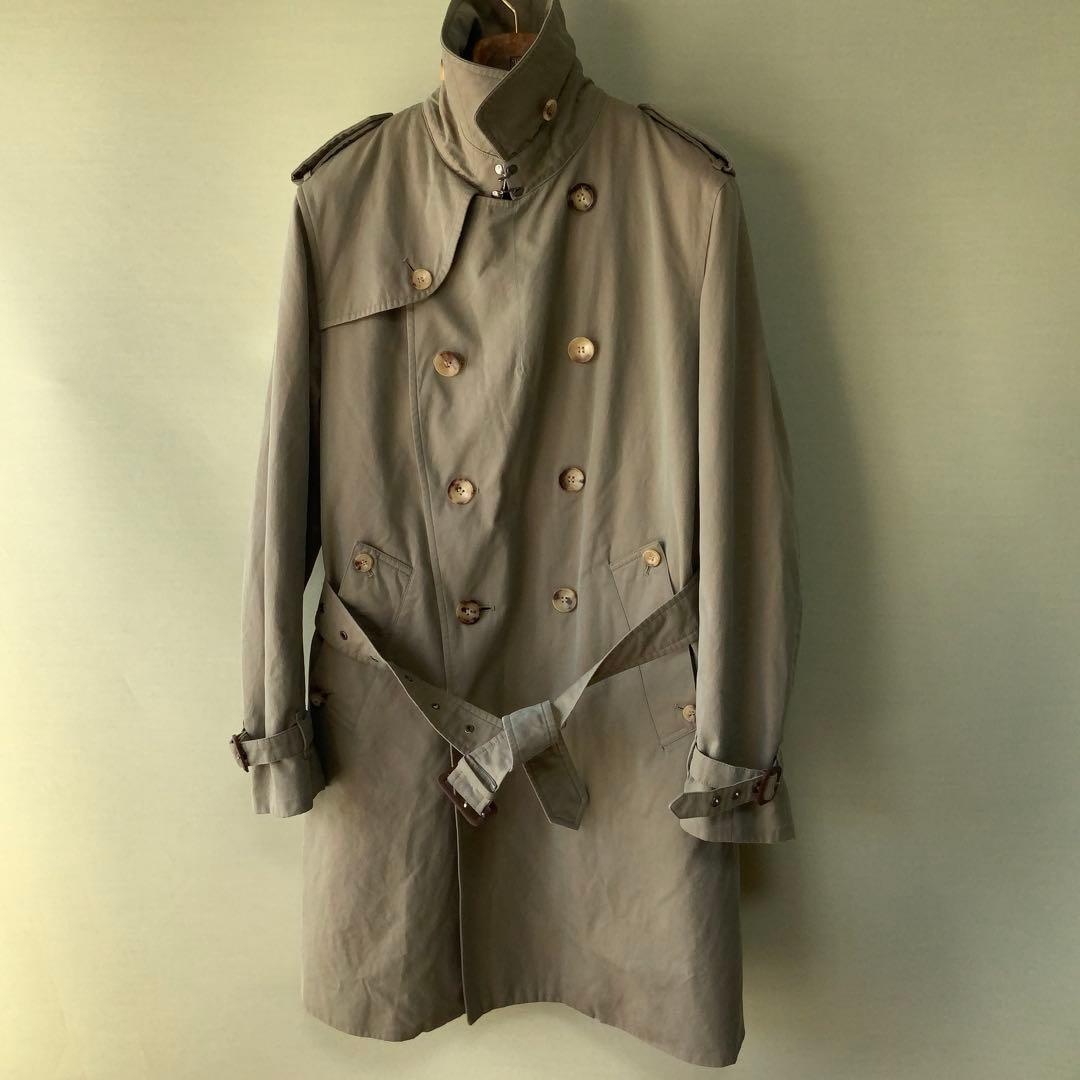 英国製GRENFELL グレンフェル トレンチコート 36 ウールライナー付