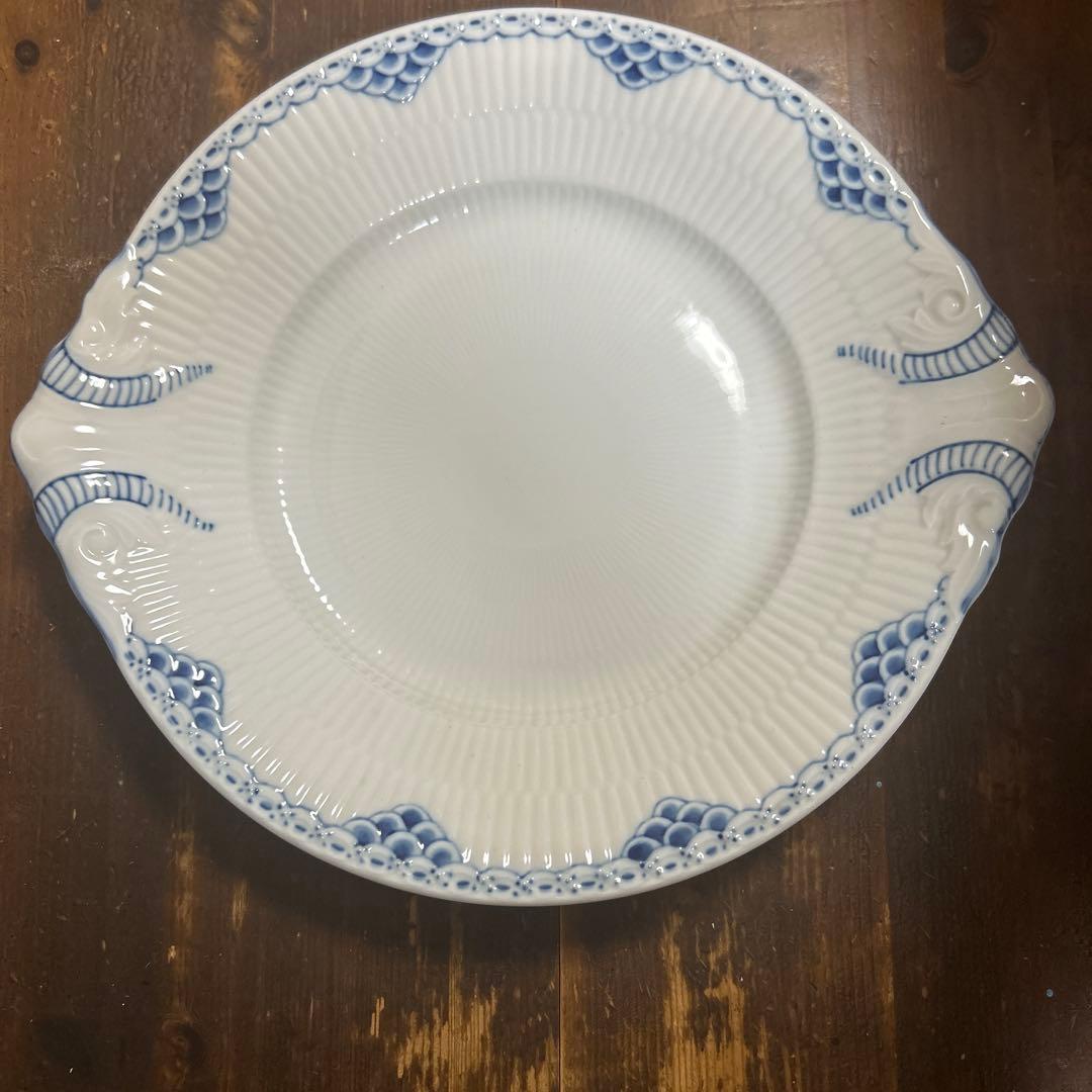 希少　ロイヤルコペンハーゲン　プリンセス　BBプレート　ハンドル付きプレート