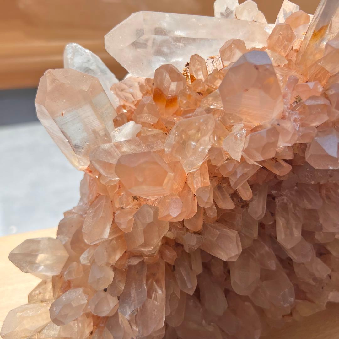 極上　ヒマラヤ　マニカラン　特大ピンククォーツクラスター　2