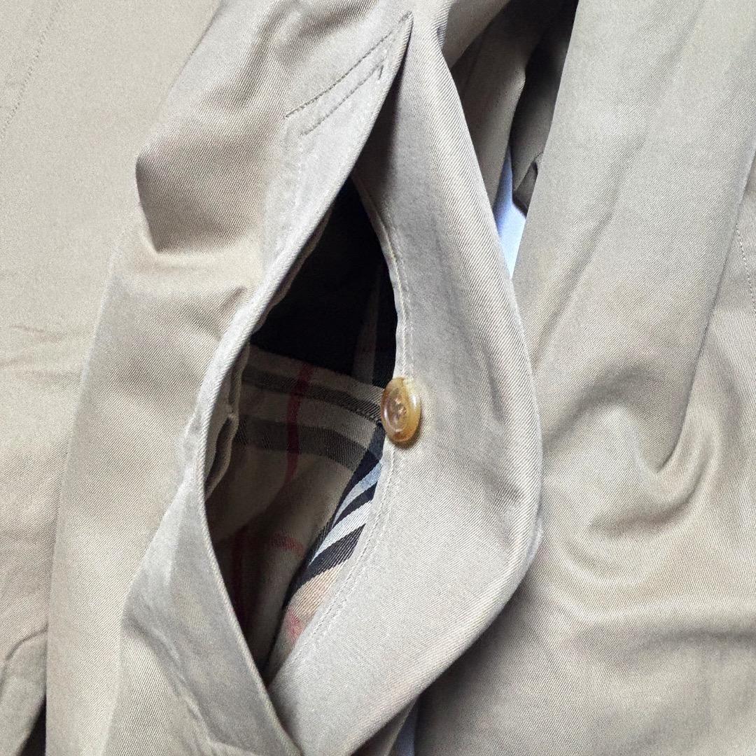 【Burberrys】ヴィンテージ　ステンカラーコート　ノバチェック　7AB2