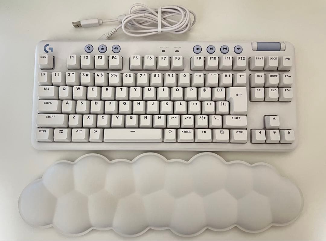 Logicool G715 オーロラコレクション ホワイト リニア軸