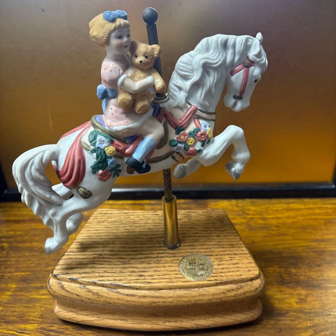 ヴィンテージ　トビン　プレーリー カルーセルオルゴール