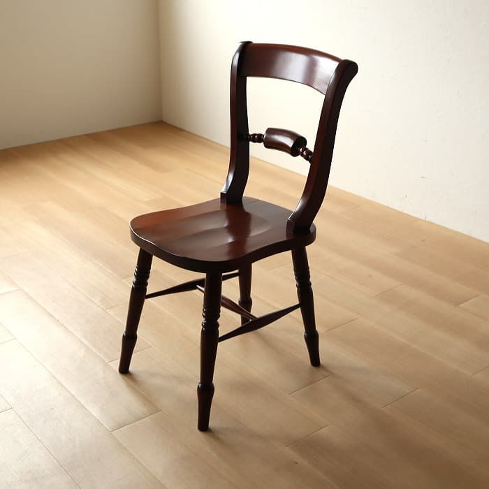 アンティーク マホガニー ワイコムチェア 古家具 無垢材
