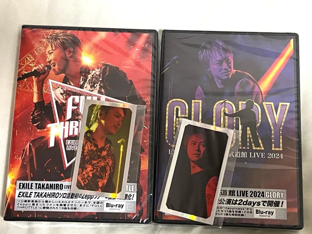 未開封⭕️EXILE TAKAHIRO ライブDVD BluRay 2作品セット