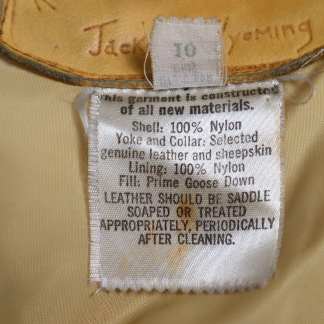 70s Rocky Mountain ダウンベスト レザー リアルファー