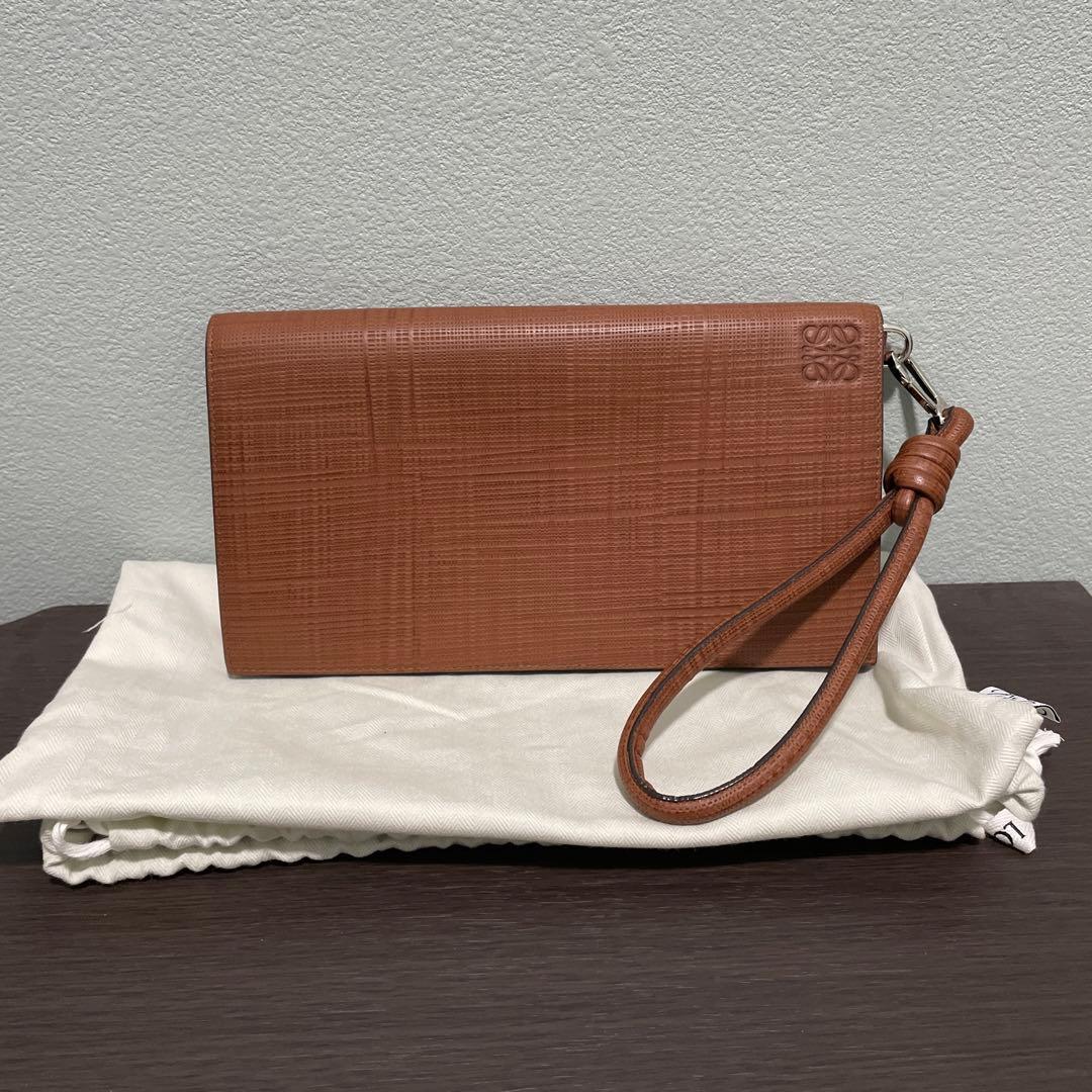 ロエベ　リネン　長財布　オーガナイザー　新品未使用
