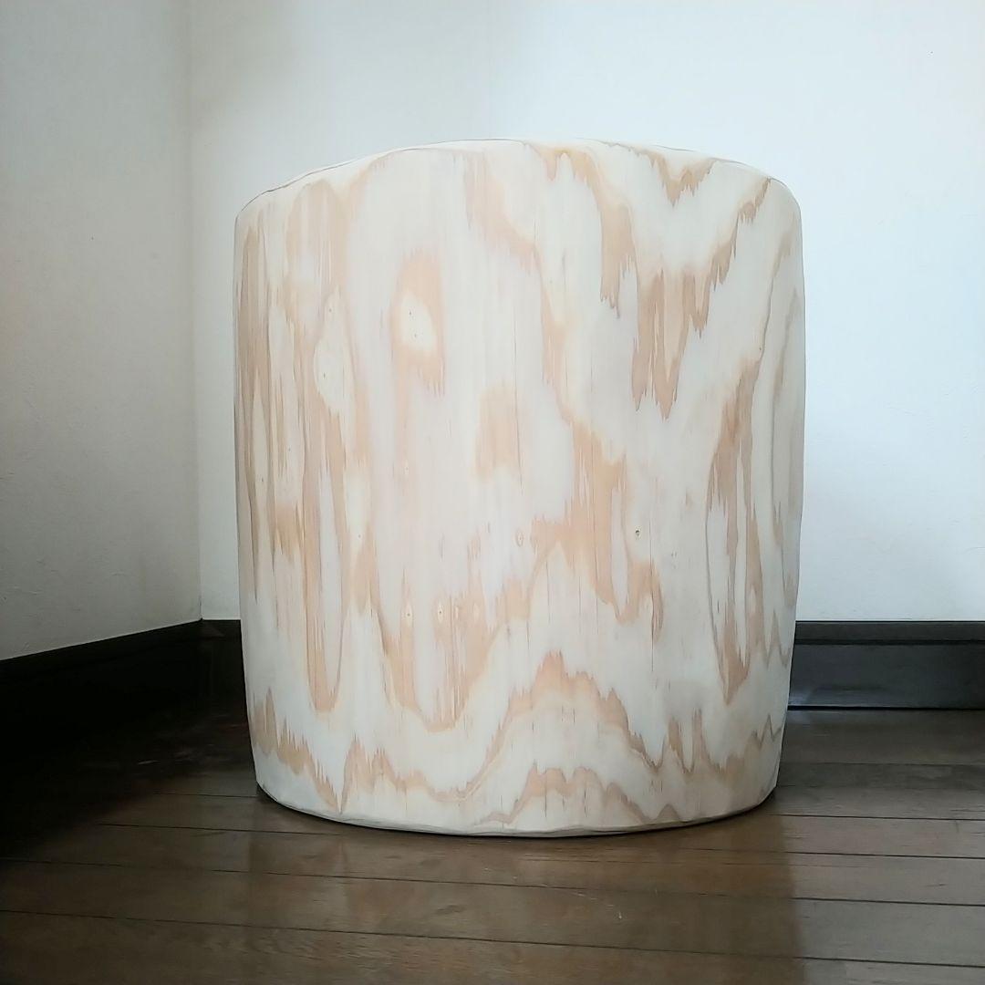 丸太スツール　丸太サイドテーブル　スギ