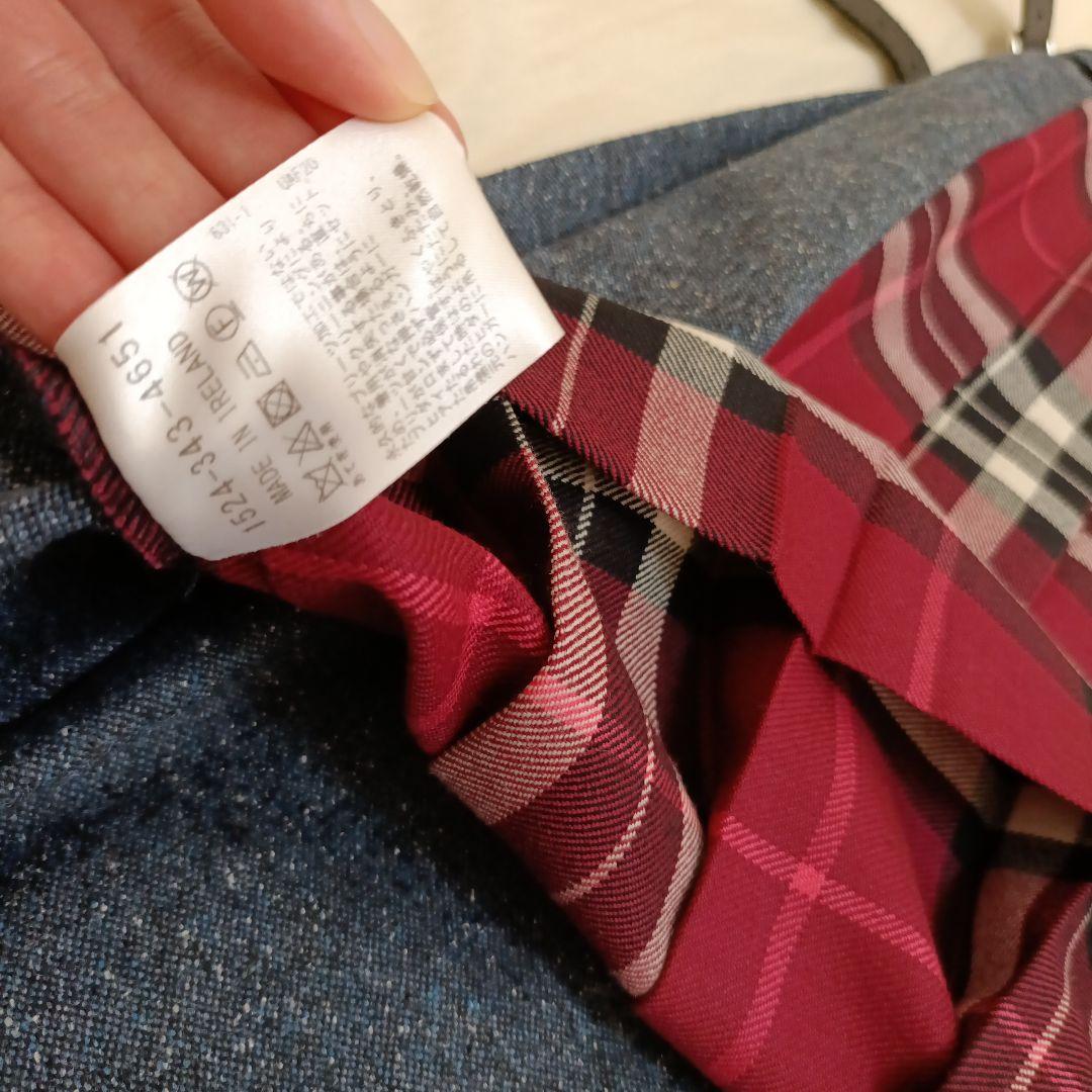 【未使用】O'NEILL OF DUBLIN ラップスカート　バッグプリーツ膝下