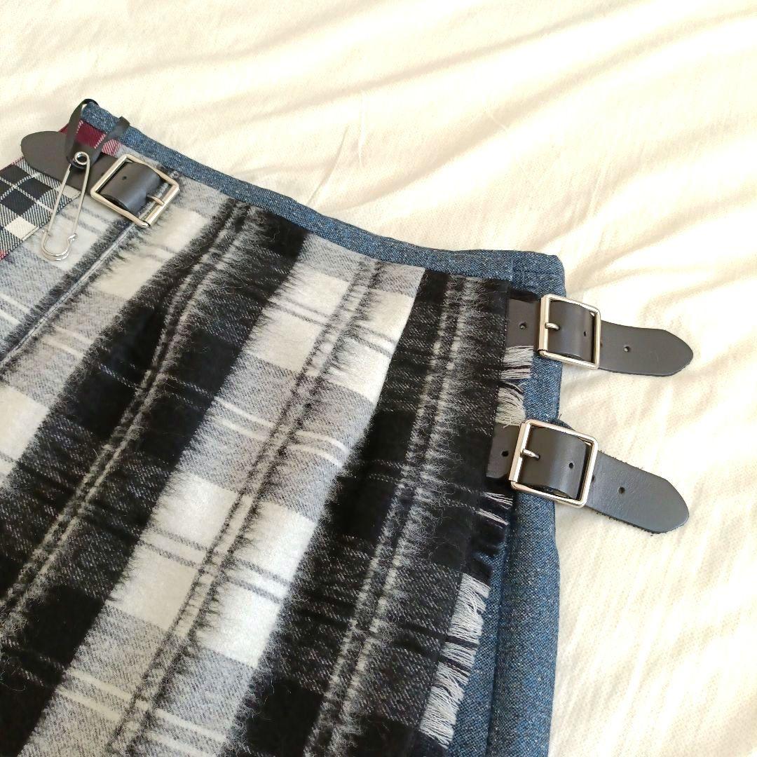 【未使用】O'NEILL OF DUBLIN ラップスカート　バッグプリーツ膝下