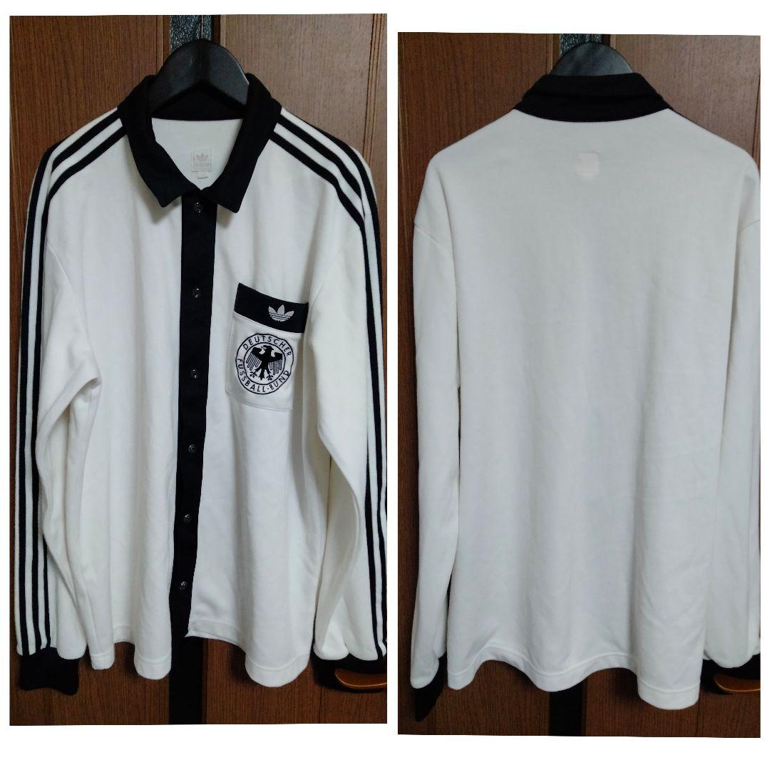 アディダスオリジナルス 西ドイツ代表 復刻 長袖 ボタンジャージ L