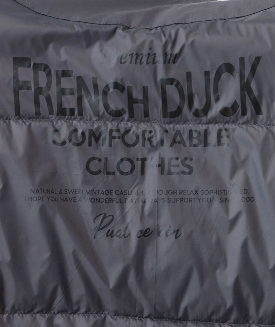 【PUAL CE CIN】フレンチダックダウンサイドジップジャケット