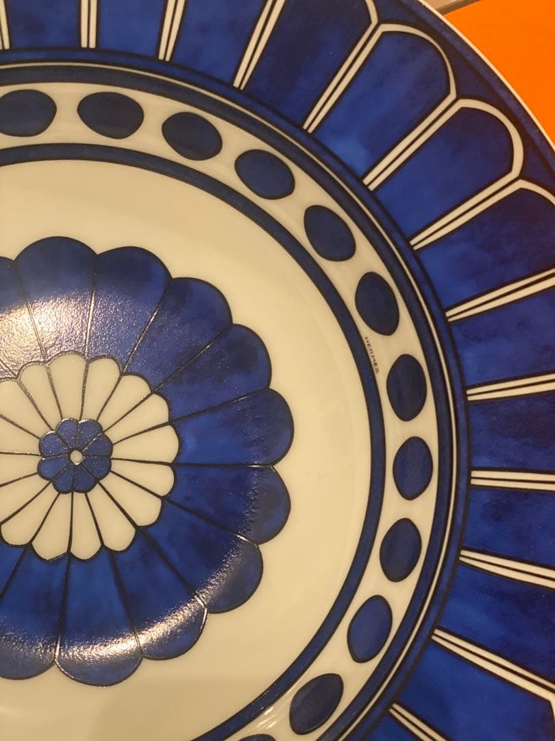 ⭐︎新品⭐︎ エルメス　ブルーダイユール　パスタプレート