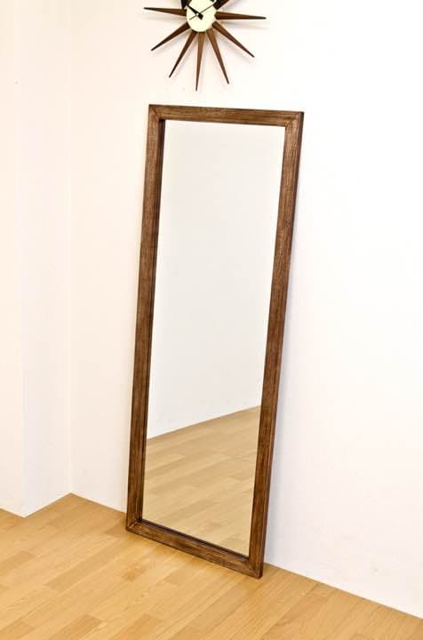 アンティーク ミラー  高さ1600m×幅600m ブラウン