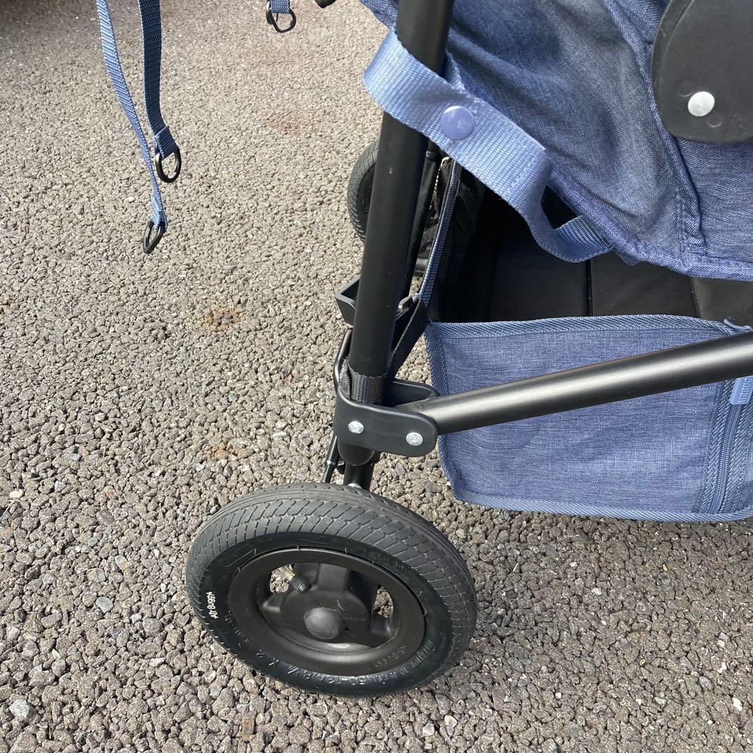 エアバギー　ココダブル　EX フロムバース　アースブルー　予備タイヤチューブ付き